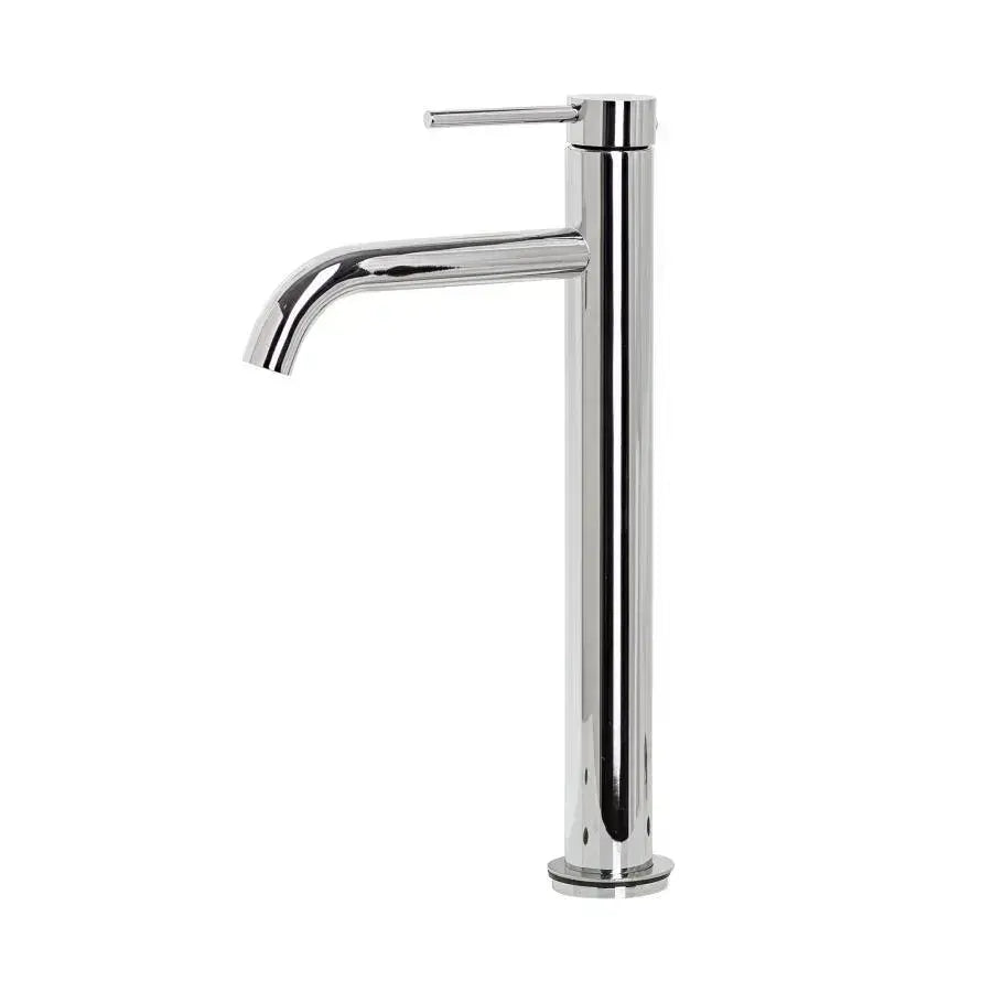 Baterie Lavoar Monocomanda Inalta Cartus Ceramic Alama Sanitara Crom Lucios Racorduri Si Kit Fixare Incluse 7527 - vivimall.ro
