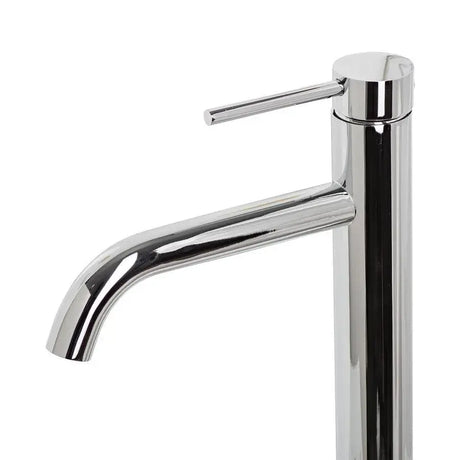 Baterie Lavoar Monocomanda Inalta Cartus Ceramic Alama Sanitara Crom Lucios Racorduri Si Kit Fixare Incluse 7527 - vivimall.ro