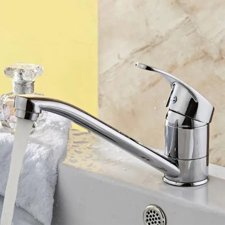 Baterie Lavoar, Pipa Pivotanta, Cartus Ceramic, Crom - vivimall.ro
