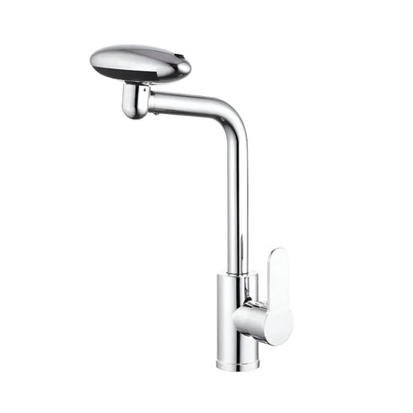 Baterie Lavoar Cartus Ceramic Pipa Rotativa Crom Lucios Racorduri Incluse Ec02 - vivimall.ro