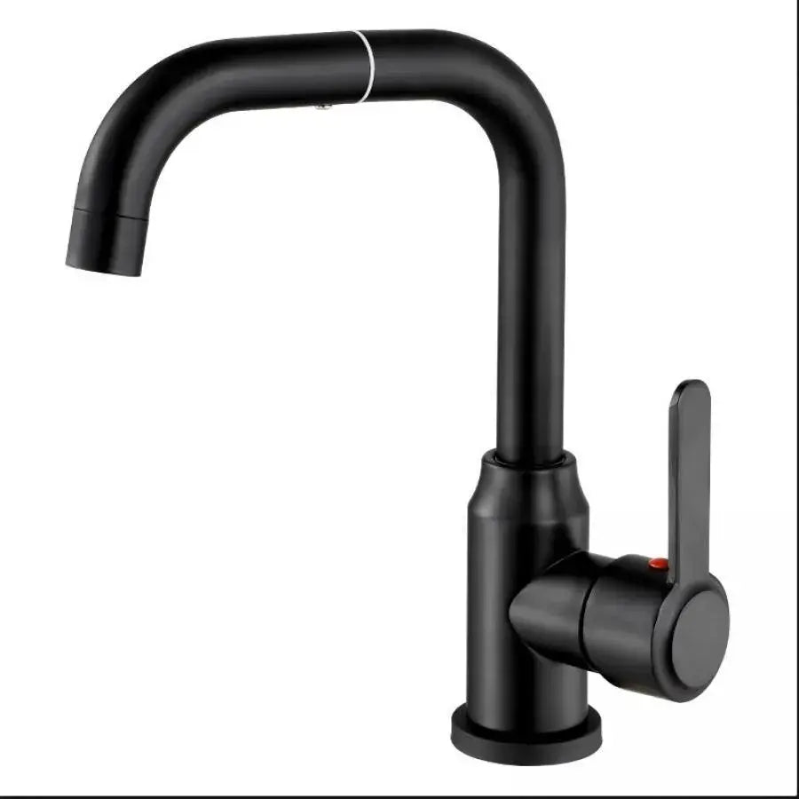 Baterie Monocomanda Lavoar/Bucatarie Pipa Pivotanta Aliaj Cartus Ceramic Inox Satinat Racorduri Kit Fixare Incluse Cp108 - vivimall.ro