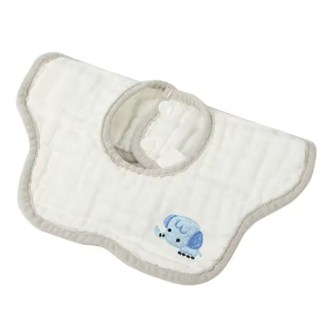 Baveta Tip Floare, Din Bumbac, Pentru Copii 0-12 Luni, Rezistenta La Apa, 8 Straturi - vivimall.ro