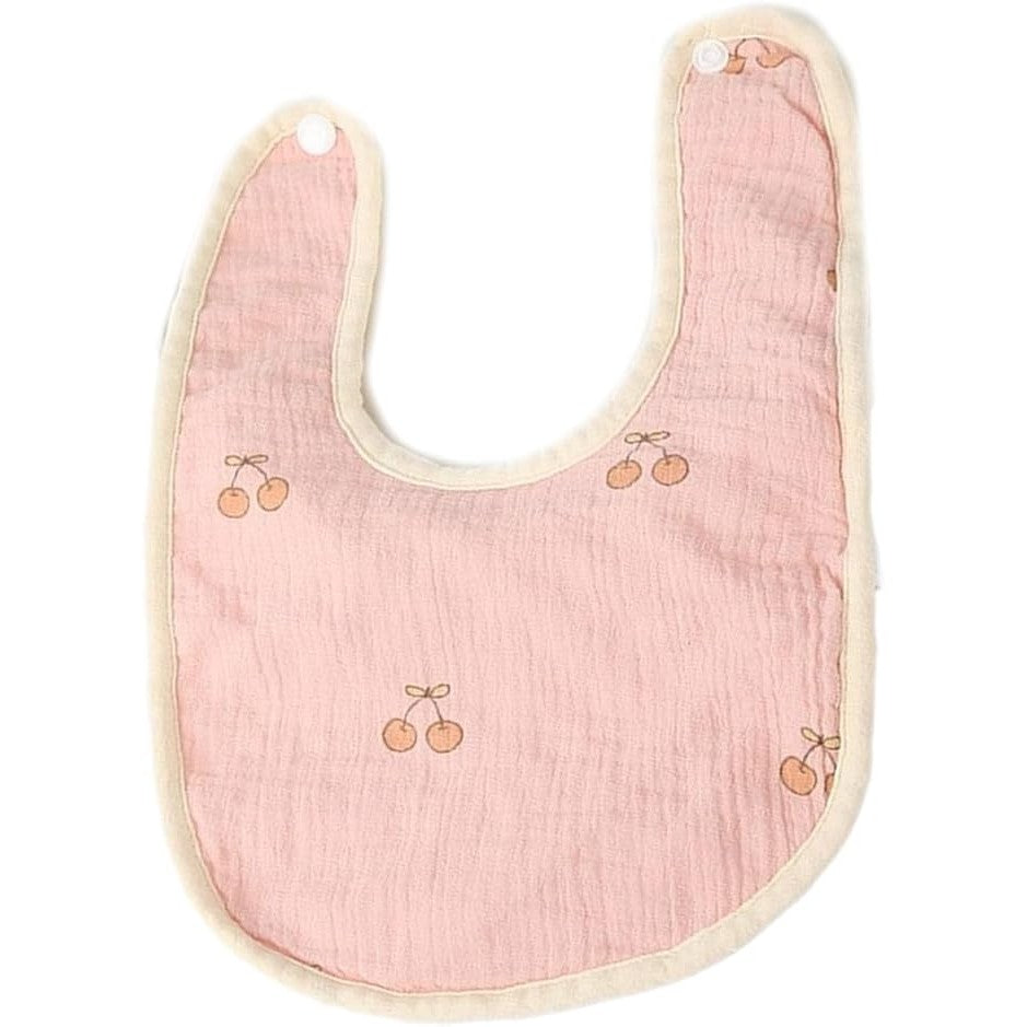 Baveta In Forma De U, Din Bumbac, Pentru Copii 0-12 Luni, Rezistenta La Apa, Cu Capse - vivimall.ro