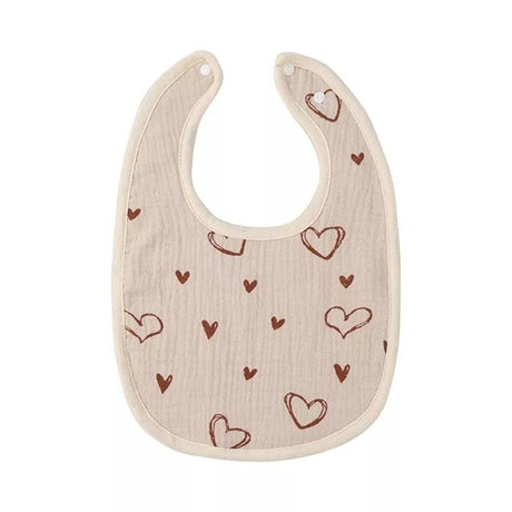Baveta In Forma De U, Din Bumbac, Pentru Copii 0-12 Luni, Rezistenta La Apa, Cu Capse - vivimall.ro