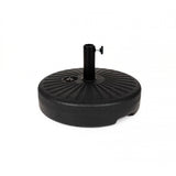 Baza Umbrela Din Plastic Rotunda, 22 Litri, Neagra - vivimall.ro