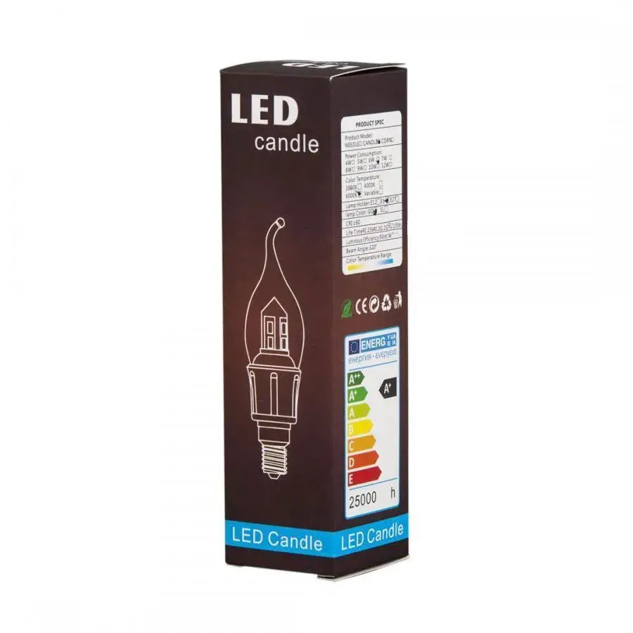 Bec Led E14 Lumanare, Lumina Rece - vivimall.ro