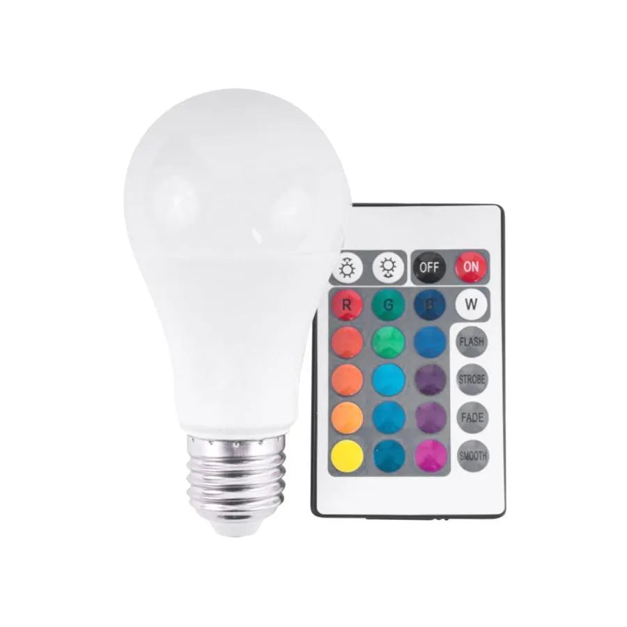 Bec Led Rgb Cu Telecomanda E27 - vivimall.ro
