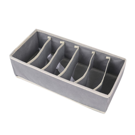 Cutie De Depozitare, Pentru Lenjerie, Sosete Si Sutiene, Material Textil, 6 Compartimente, Culoare