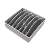 Cutie De Depozitare, Pentru Lenjerie, Sosete Si Sutiene, Material Textil, 7 Compartimente, Culoare