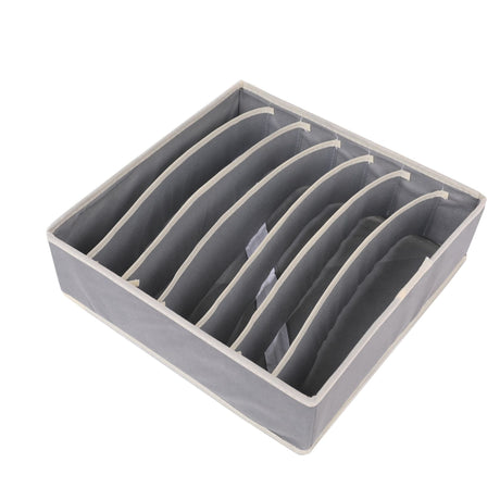 Cutie De Depozitare, Pentru Lenjerie, Sosete Si Sutiene, Material Textil, 7 Compartimente, Culoare
