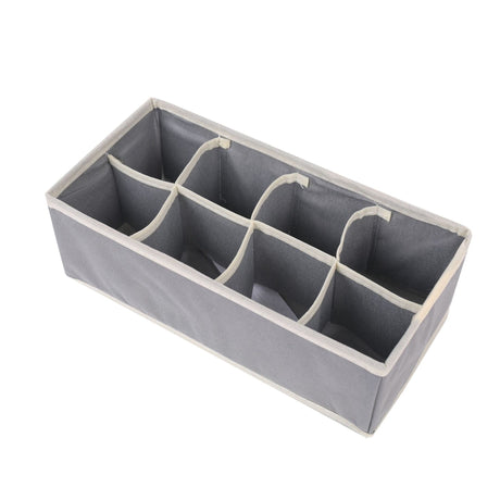 Cutie De Depozitare, Pentru Lenjerie, Sosete Si Sutiene, Material Textil, 8 Compartimente, Culoare