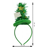 Bentita/cerc brad de Craciun, culoare verde, marime standard, Vivimall - vivimall.ro