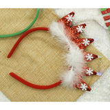 Bentita/cerc de Craciun, culoare rosie, marime standard, Vivimall - vivimall.ro