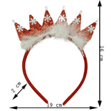 Bentita/cerc de Craciun, culoare rosie, marime standard, Vivimall - vivimall.ro