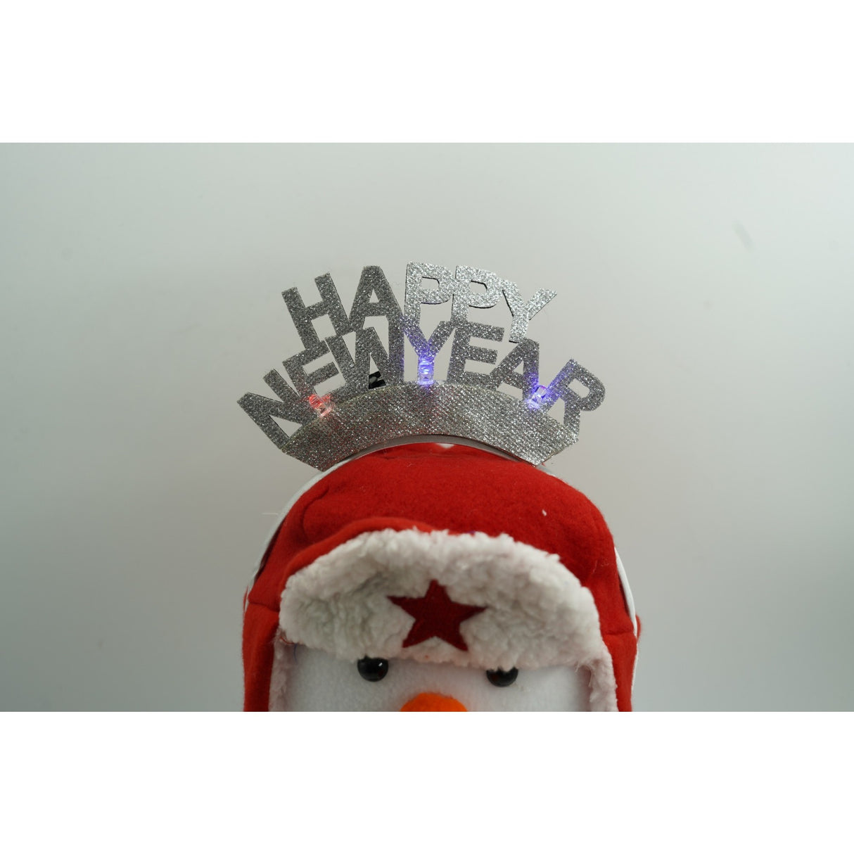 Bentita/Cerc Happy Newyear, Culoare Metalic, Marime Standard