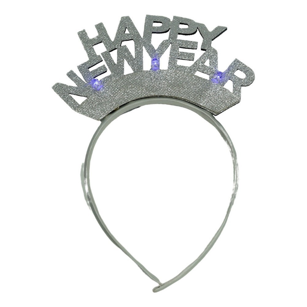 Bentita/Cerc Happy Newyear, Culoare Metalic, Marime Standard