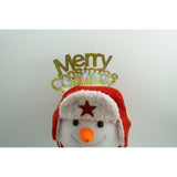 Bentita/cerc Mery Cristmas, culoare auriu cu beteala, marime standard, Vivimall - vivimall.ro