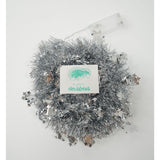 Beteala Craciun Cu Led, Argintie, Pvc, Sir, Artificiala
