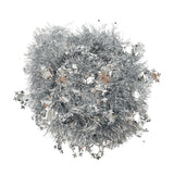 Beteala Craciun Cu Led, Argintie, Pvc, Sir, Artificiala
