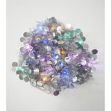 Beteala Craciun Cu Led, Argintie, Pvc, Sir, Artificiala