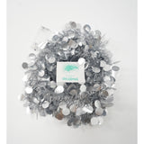 Beteala Craciun Cu Led, Argintie, Pvc, Sir, Artificiala