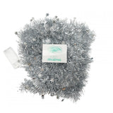 Beteala Craciun Cu Led, Argintie, Pvc, Sir, Artificiala