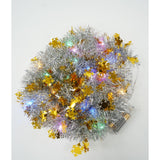 Beteala Craciun Cu Led, Aurie, Pvc, Sir, Artificiala
