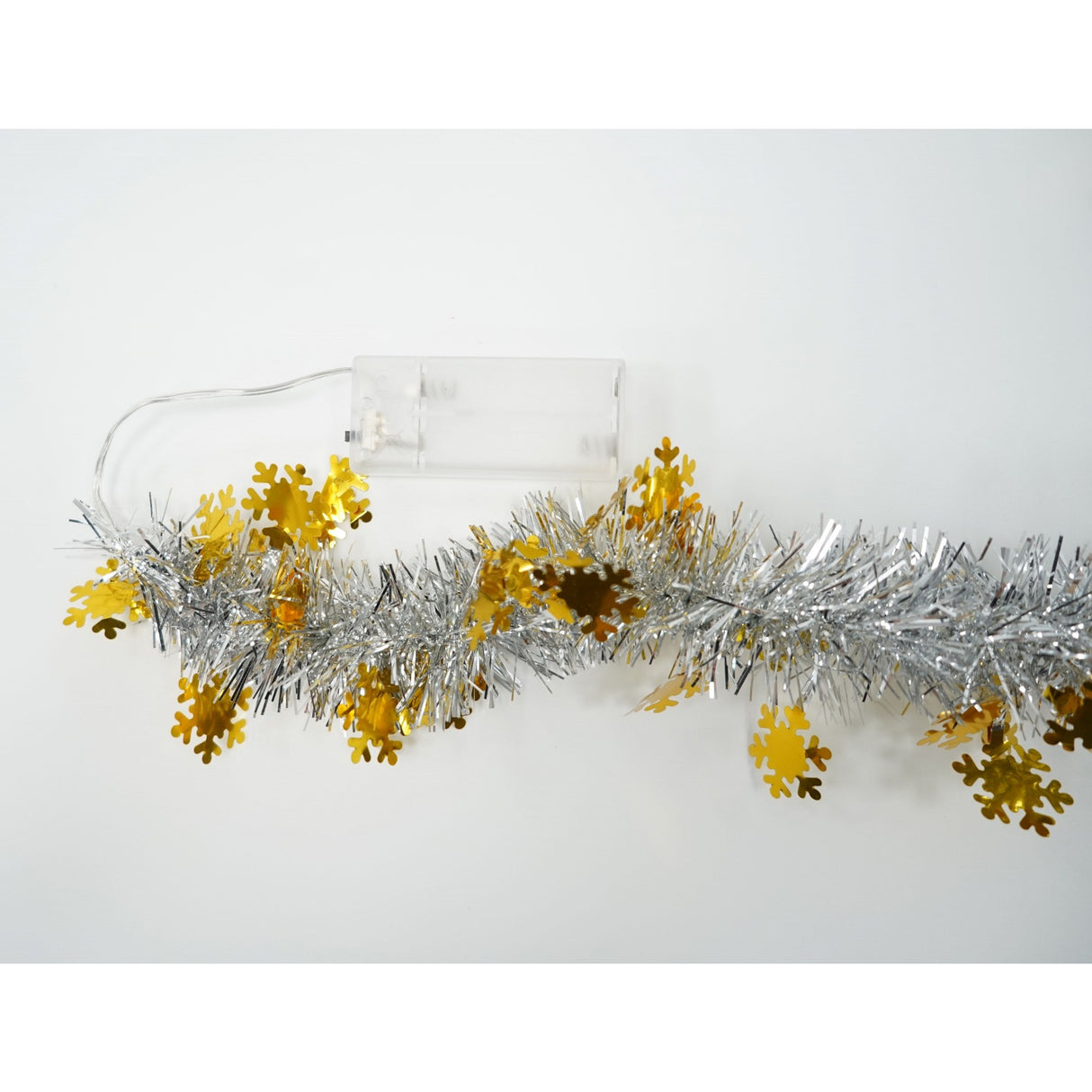 Beteala Craciun Cu Led, Aurie, Pvc, Sir, Artificiala