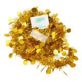 Beteala Craciun Cu Led, Aurie, Pvc, Sir, Artificiala
