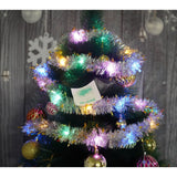 Beteala Craciun Cu Led, Aurie, Pvc, Sir, Artificiala