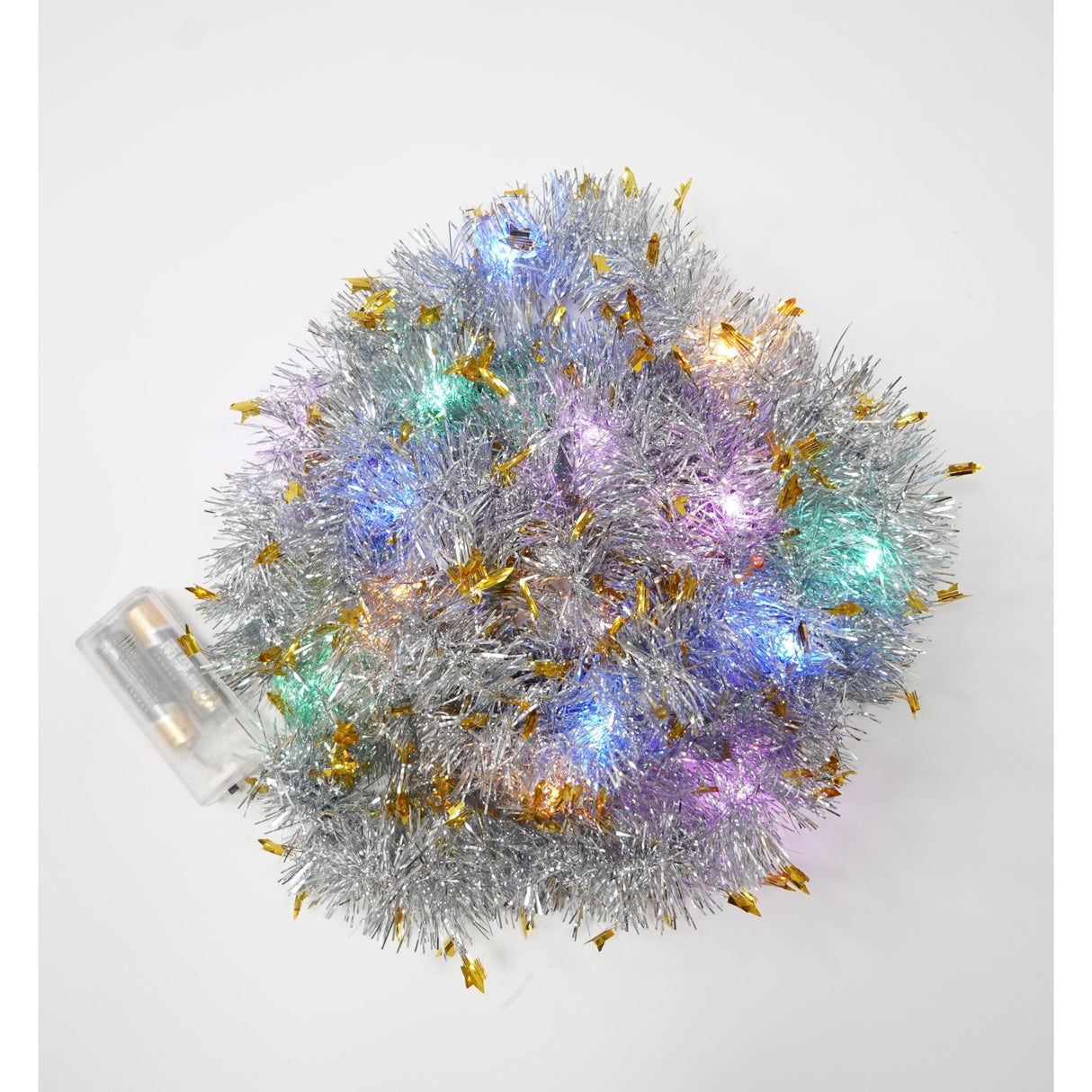 Beteala Craciun Cu Led, Aurie, Pvc, Sir, Artificiala