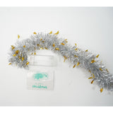 Beteala Craciun Cu Led, Aurie, Pvc, Sir, Artificiala