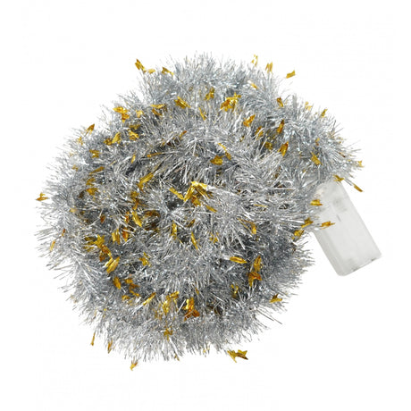 Beteala Craciun Cu Led, Aurie, Pvc, Sir, Artificiala