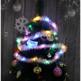 Beteala Craciun cu LED, Multicolora, simpla, 2 m x 5 cm, PVC, Sir, Artificiala, Vivimall