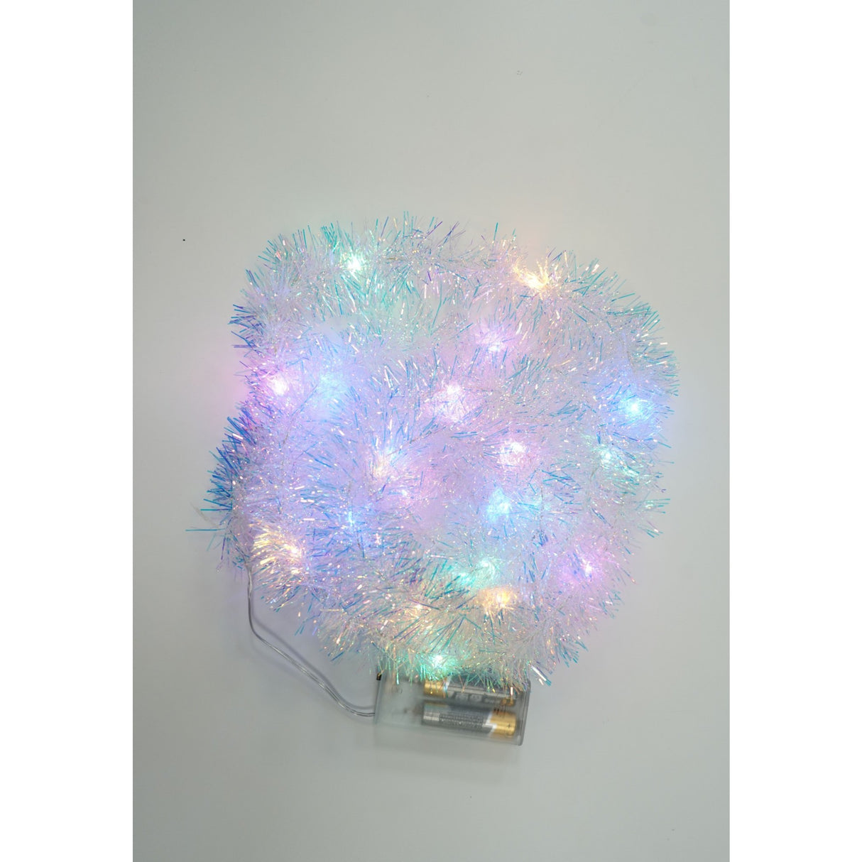 Beteala Craciun cu LED, Multicolora, simpla, 2 m x 5 cm, PVC, Sir, Artificiala, Vivimall