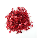 Beteala Craciun Cu Led, Rosie, Pvc, Sir, Artificiala
