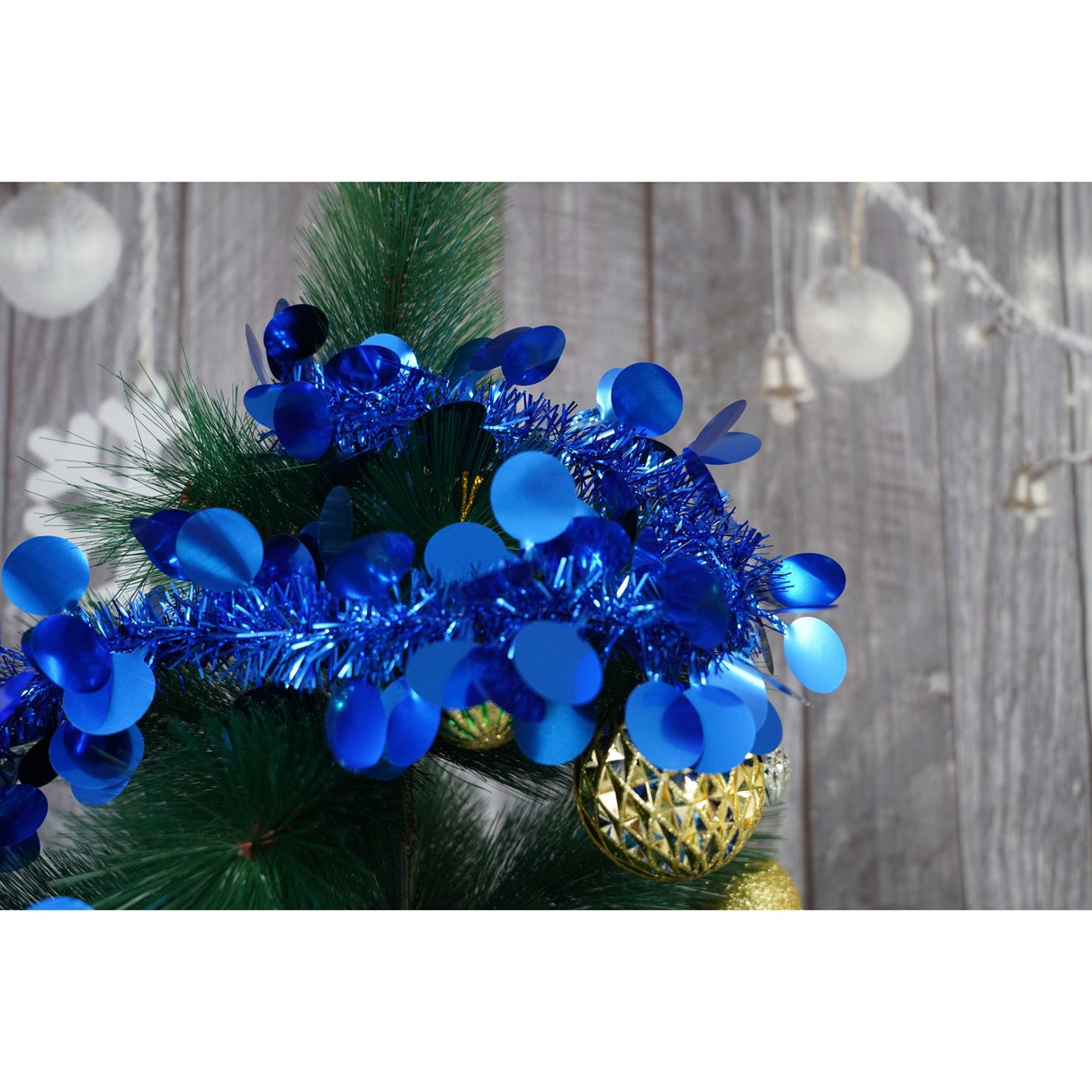 Beteala Craciun, Flippy, albastru, marimea: 2 m x 11 cm material:folie PVC, interior/exterior - vivimall.ro