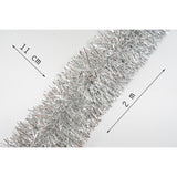 Beteala Craciun, Flippy, argintiu, marimea: 2 m x 11 cm material:folie PVC, interior/exterior - vivimall.ro