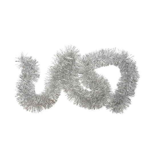 Beteala Craciun, Vivimall, argintiu, marimea: 2 m x 11 cm material:folie PVC, interior/exterior - vivimall.ro