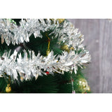 Beteala Craciun, Flippy, argintiu, marimea:  2 m x 6.5 cm material:folie PVC, interior/exterior - vivimall.ro