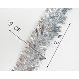 Beteala Craciun, Flippy, argintiu, marimea:  2 m x 6.5 cm material:folie PVC, interior/exterior - vivimall.ro