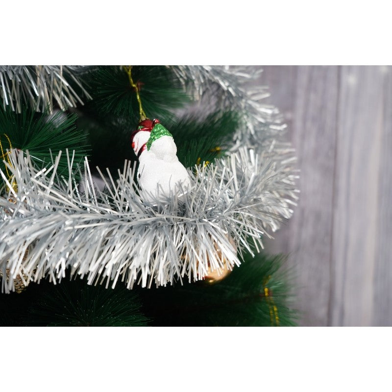 Beteala Craciun, Flippy, argintiu, marimea: 2 m x 9 cm material:folie PVC, interior/exterior - vivimall.ro