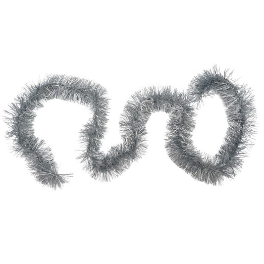 Beteala Craciun, Vivimall, argintiu, marimea: 2 m x 9 cm material:folie PVC, interior/exterior - vivimall.ro