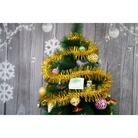 Beteala Craciun, Flippy, aur, marimea: 2 m x 8 cm material:folie PVC, interior/exterior - vivimall.ro