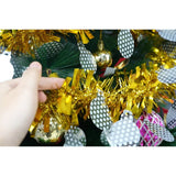 Beteala Craciun, Flippy, auriu, marimea:  2 m x 11 cm x 9 cm material:folie PVC, interior/exterior - vivimall.ro