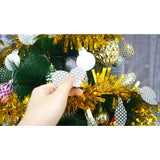 Beteala Craciun, Flippy, auriu, marimea:  2 m x 11 cm x 9 cm material:folie PVC, interior/exterior - vivimall.ro