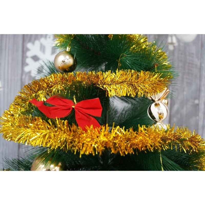 Beteala Craciun, Flippy, auriu, marimea: 2 m x 5 cm material:folie PVC, interior/exterior - vivimall.ro