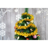 Beteala Craciun, Flippy, auriu, marimea:  2 m x 6.5 cm material:folie PVC, interior/exterior - vivimall.ro