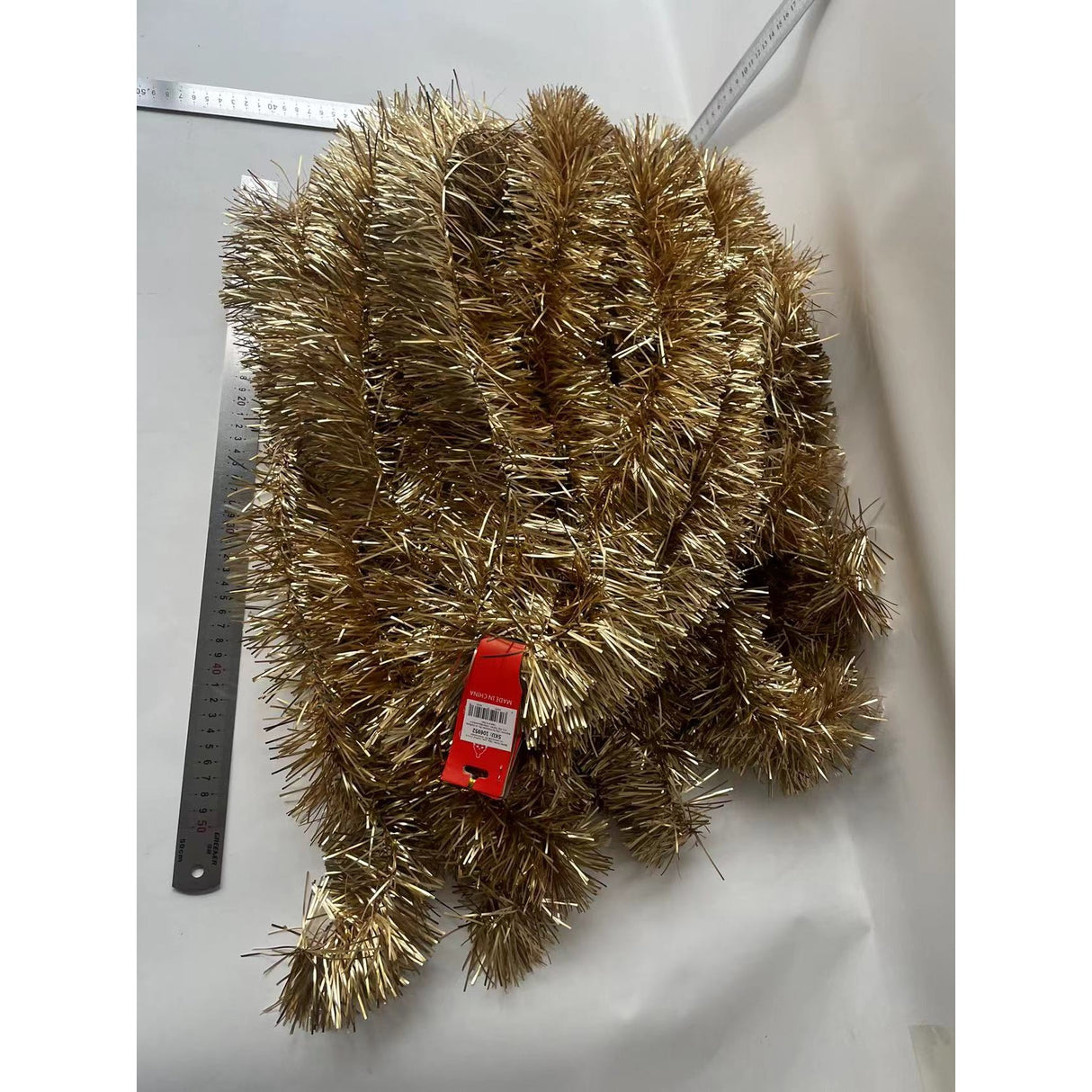 Beteala Craciun, Flippy, auriu, marimea: 2 m x 9 cm material:folie PVC, interior/exterior - vivimall.ro