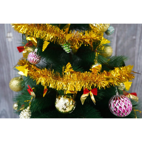 Beteala Craciun, Flippy, auriu, marimea: 2 m x 9 cm x 5 cm material:folie PVC, interior/exterior - vivimall.ro